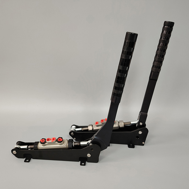 Hand brake with dual master cylinder handle adjustable