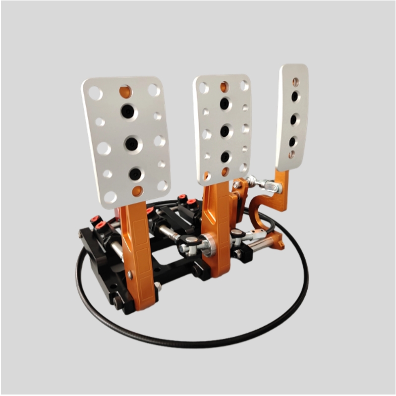 Pedal box PBX-F3 floor mount 3 pedals with bearing master cylinders