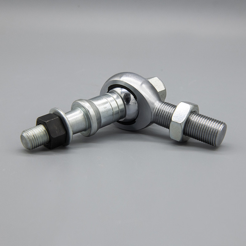 Rod ends with stud locked