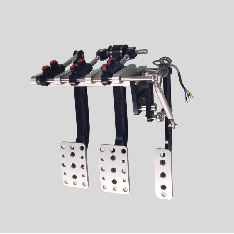 Pedal box with 3 Pedal bearing master cylinder hang type throttle sensor
