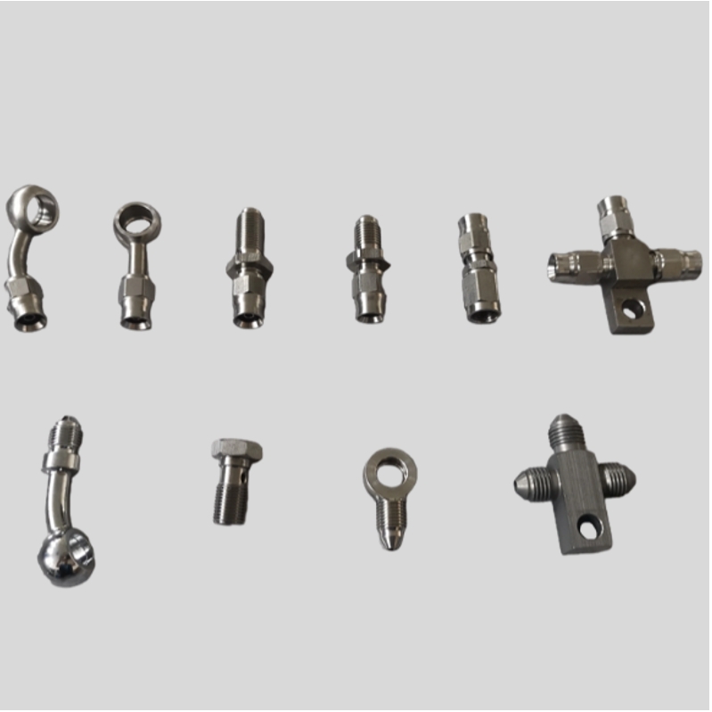 Brake hose pipe fitting connector